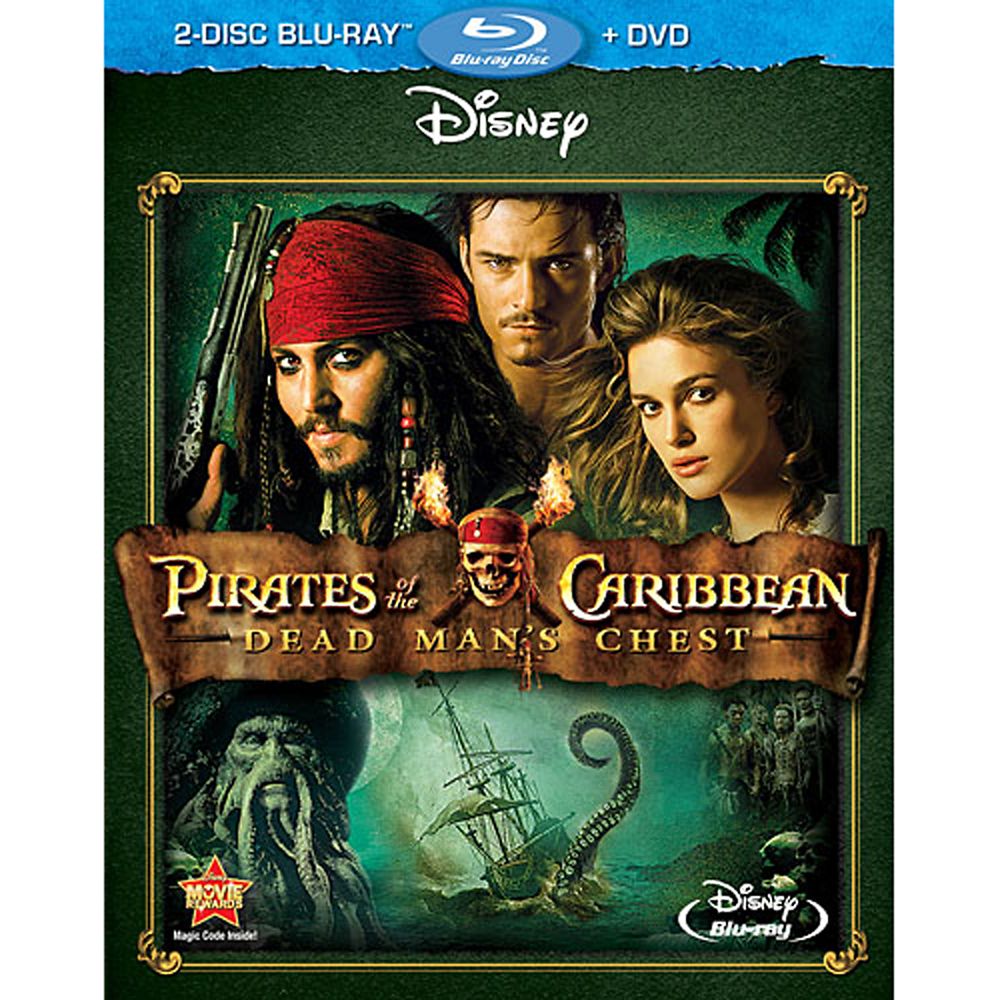 Pirates Of The Caribbean Dead Mans Chest Blu Ray Dvd 3 Disc Set