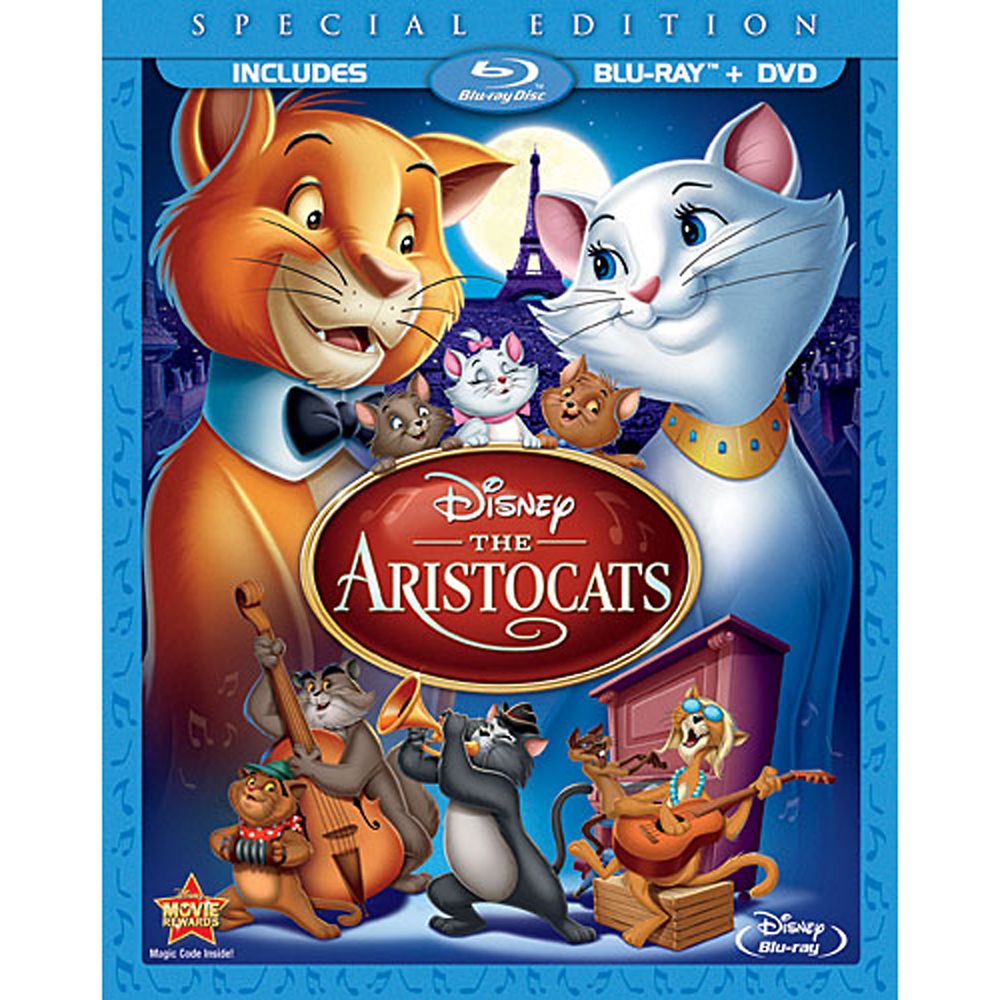 The Aristocats 2 Disc Combo Pack Blu Ray Packaging Shopdisney