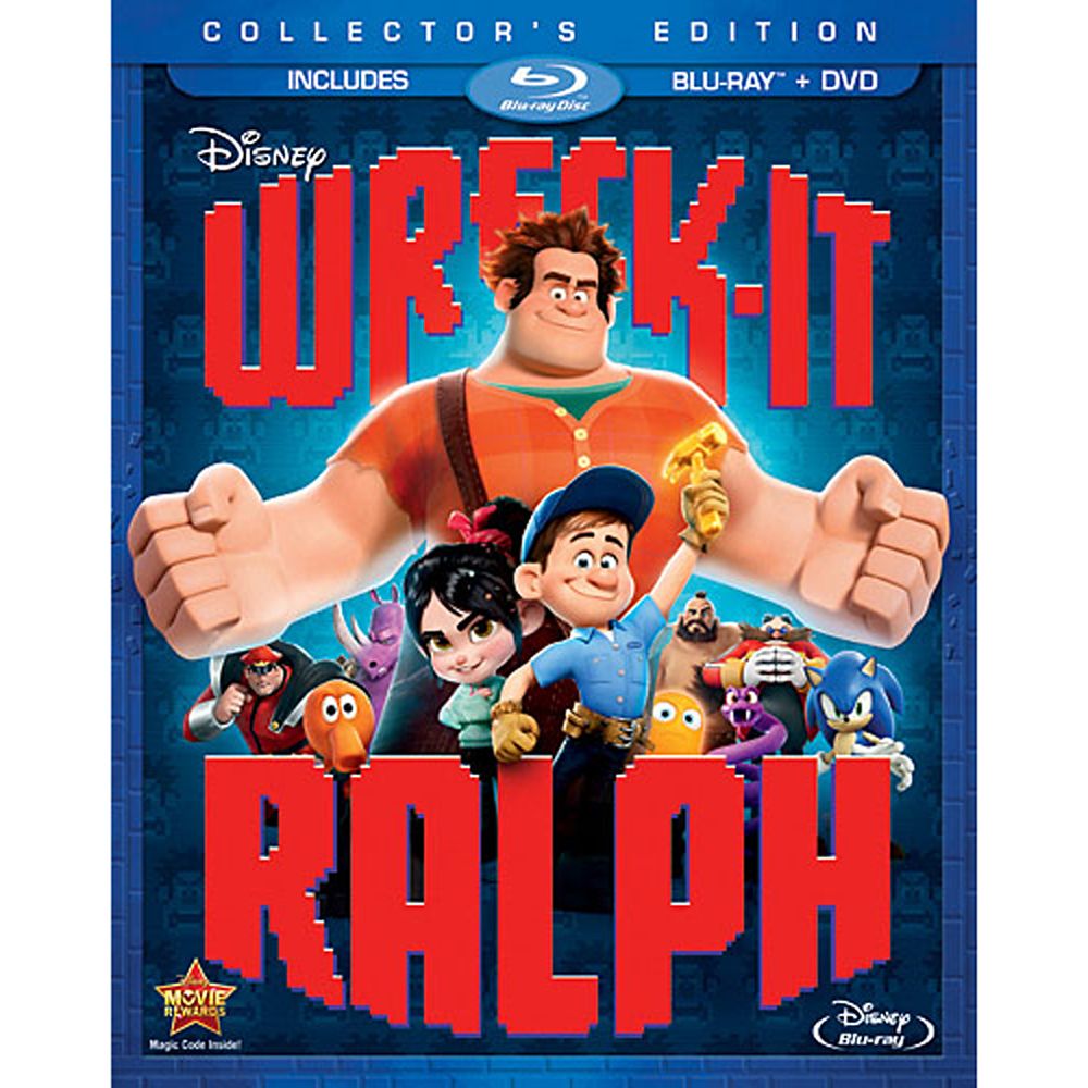 Wreck It Ralph Blu Ray And Dvd Combo Pack Shopdisney