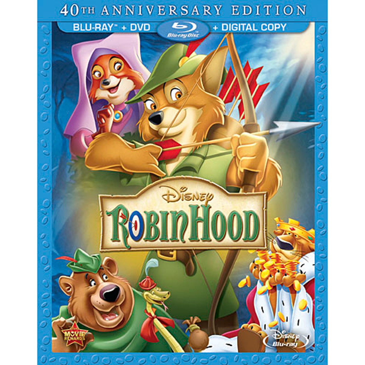 Robin Hood Blu-ray and DVD Combo Pack