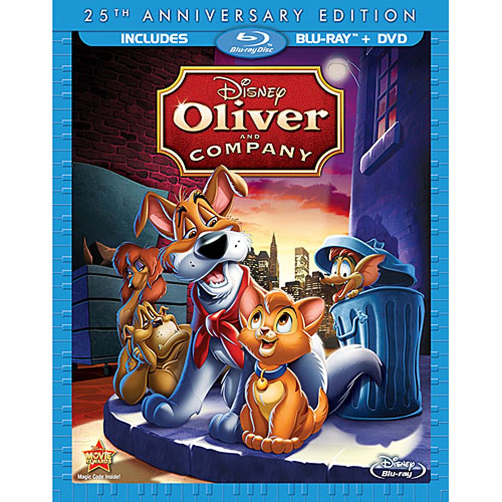 Oliver And Company Blu Ray And Dvd Combo Pack Shopdisney