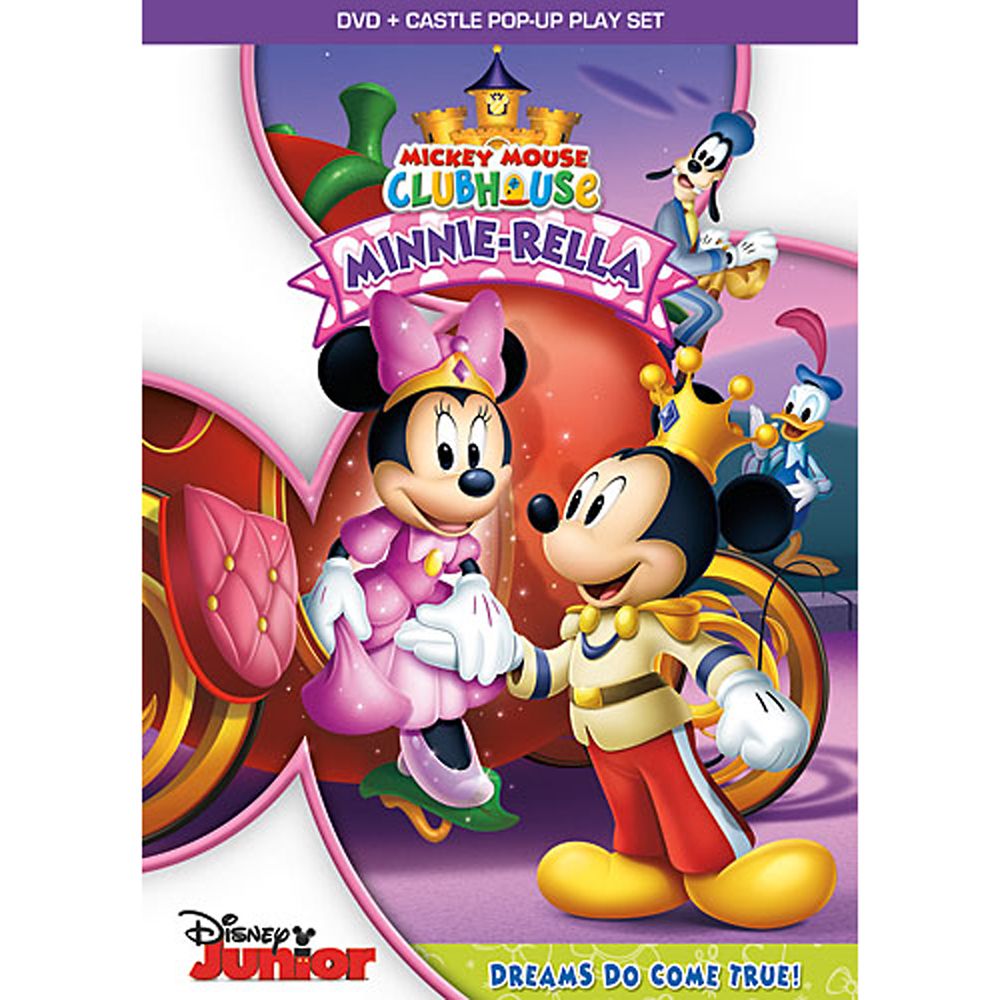 Mickey Mouse Clubhouse Minnie-Rella DVD + Castle Pop-Up Play Set.