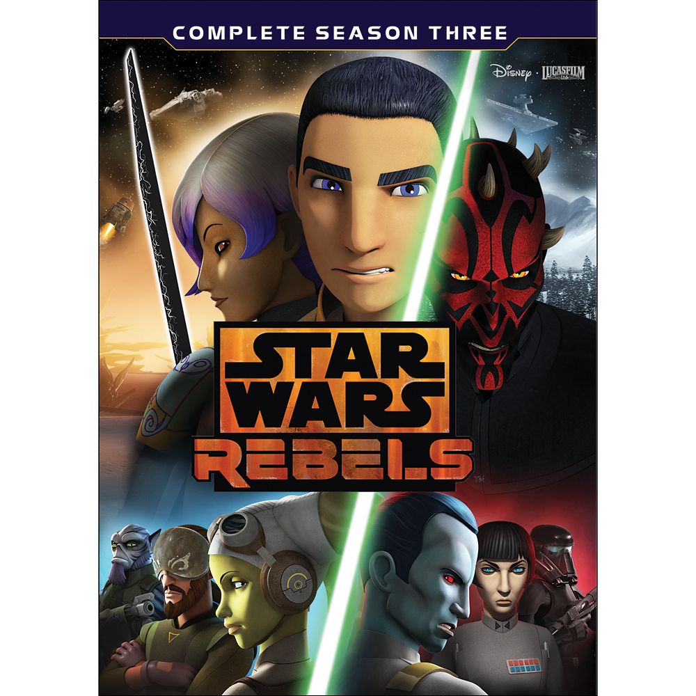 Star Wars Rebels Season Three 4-Disc DVD