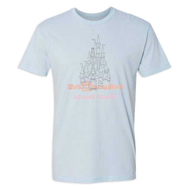 Adults' Cinderella Castle Walt Disney World T-Shirt – Customized