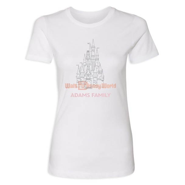 Women's Cinderella Castle Walt Disney World T-Shirt – Customized