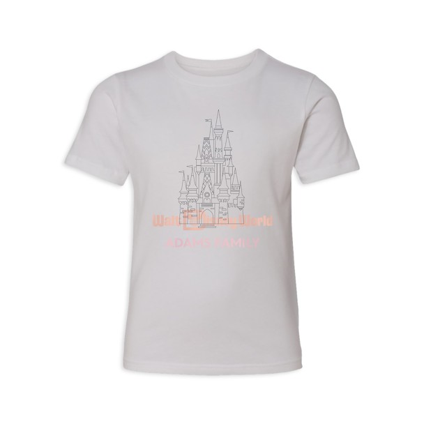 Kids' Cinderella Castle Walt Disney World T-Shirt – Customized