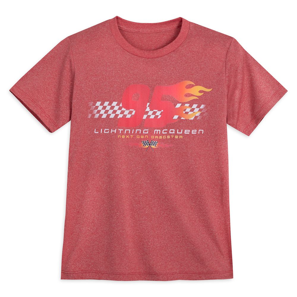 Lightning McQueen ”95” Heathered T-Shirt for Kids – Cars is available online