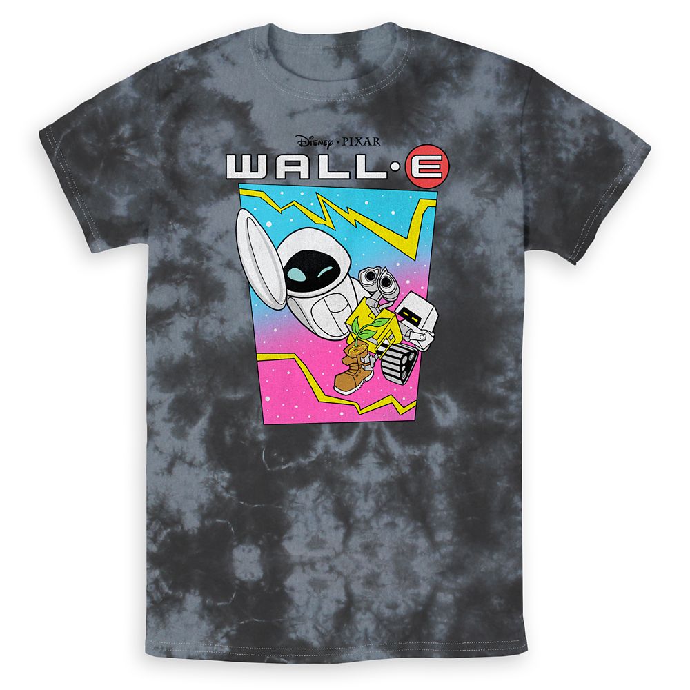 WALL•E and E.V.E Tie-Dye T-Shirt for Adults is now available online