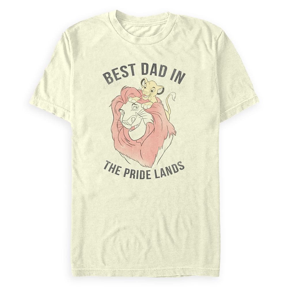 Simba and Mufasa ”Dad” T-Shirt for Adults – The Lion King now available