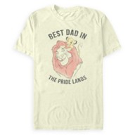 Simba and Mufasa ''Dad'' T-Shirt for Adults – The Lion King