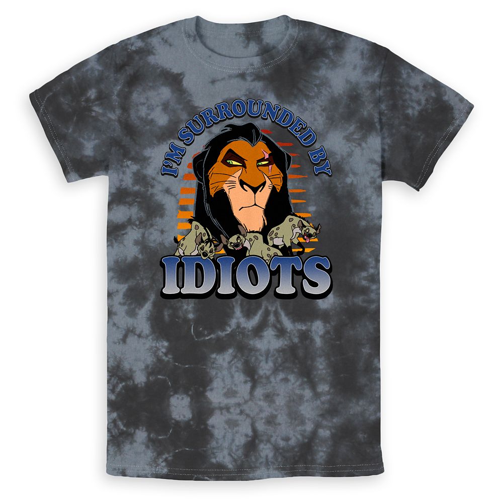 Scar Tie-Dye T-Shirt for Adults  The Lion King Official shopDisney