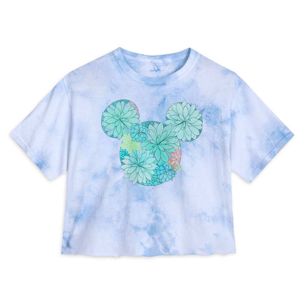 Mickey Mouse Icon Succulents Tie-Dye T-Shirt for Adults is now out for purchase