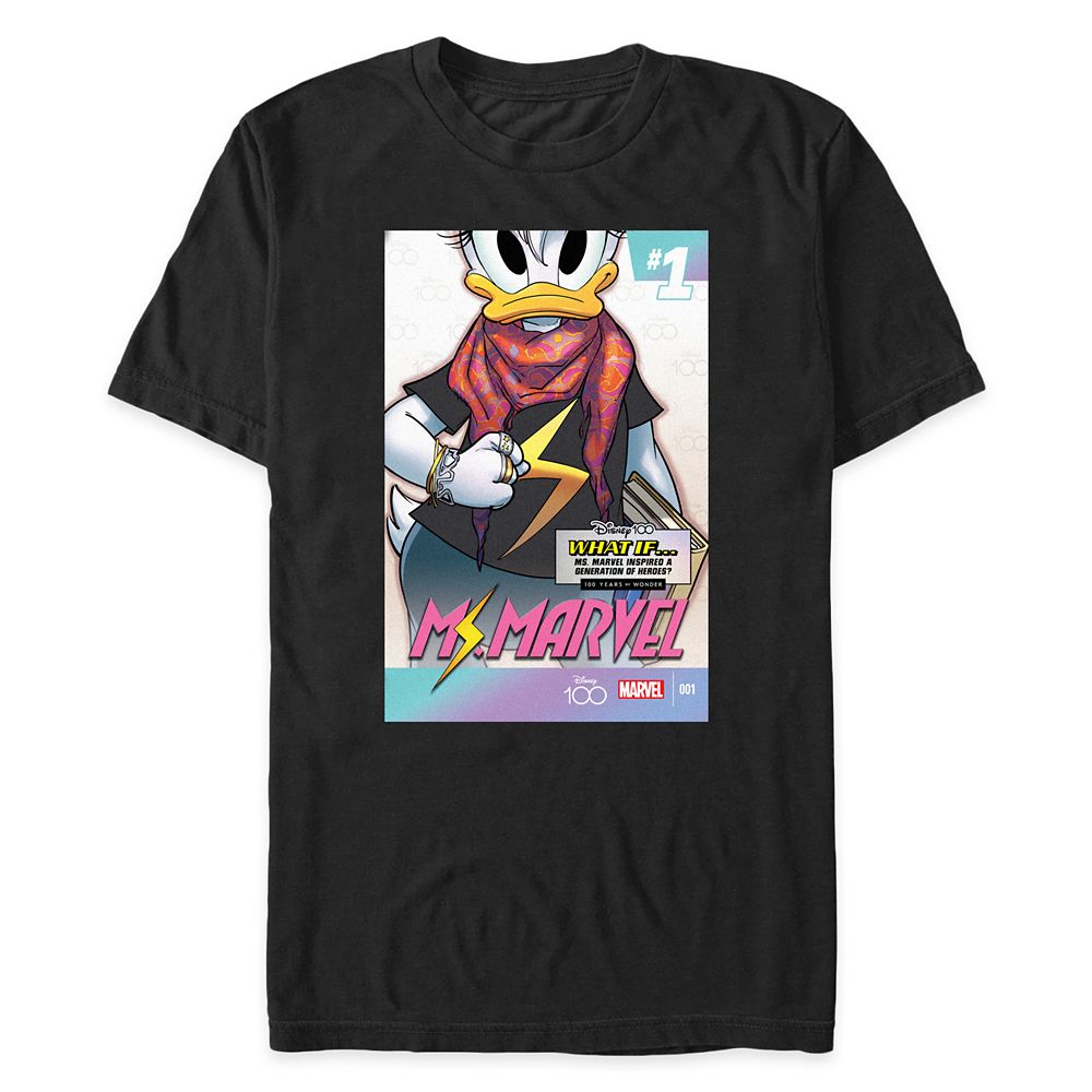 Daisy Duck: Ms. Marvel Comic T-Shirt – Disney100 was released today