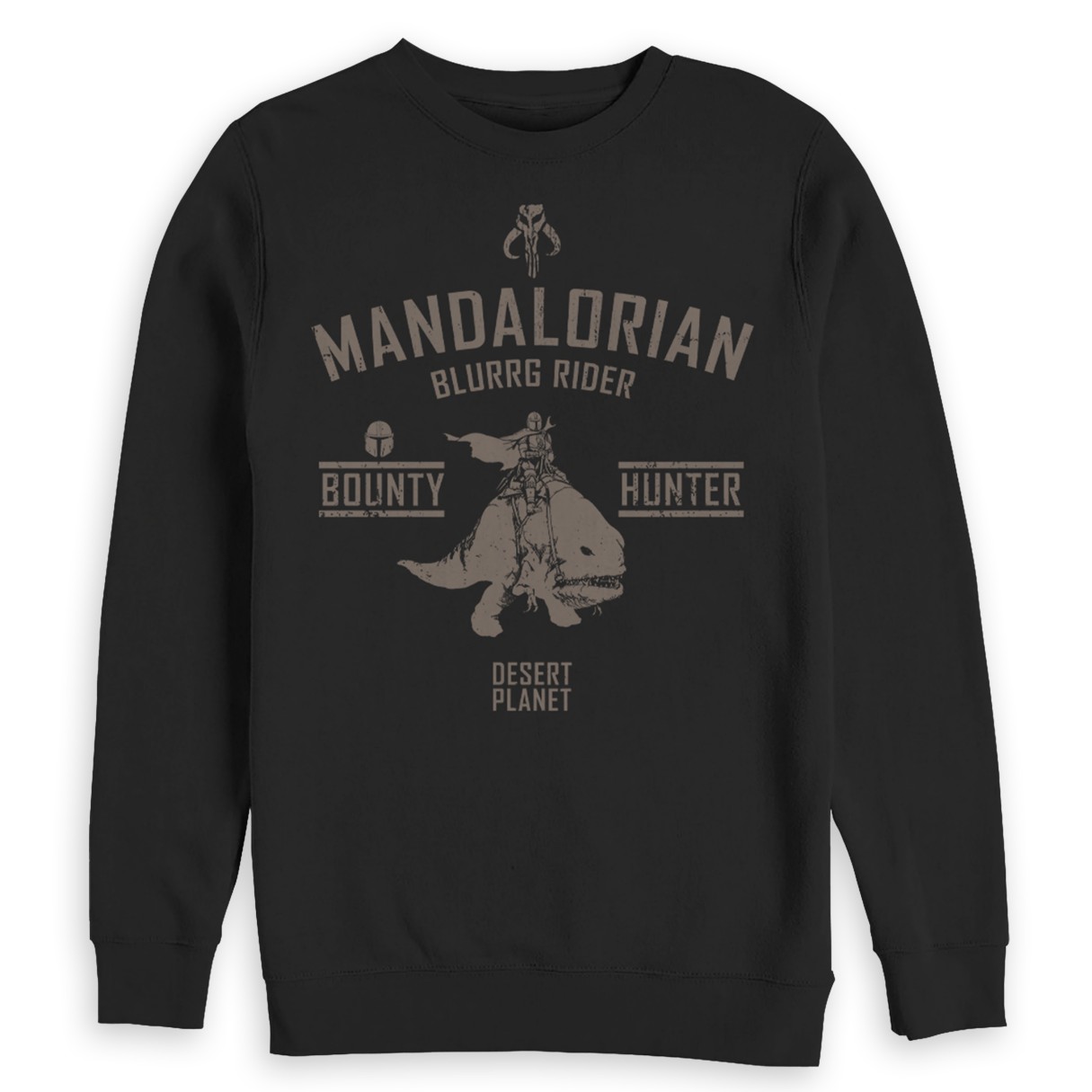 Mandalorian ''Blurrg Rider'' Pullover Sweatshirt for Adults – Star Wars