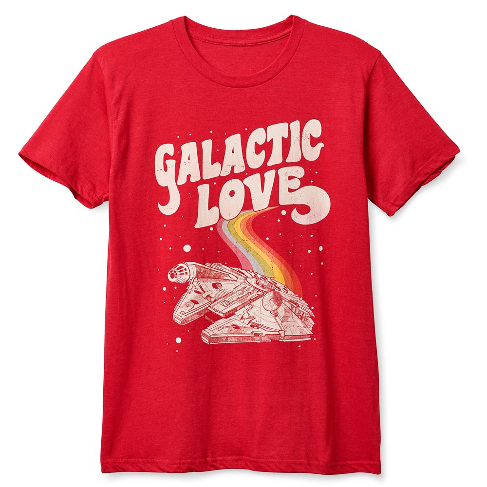 Millennium Falcon Galactic Love T-Shirt for Adults  Star Wars Official shopDisney
