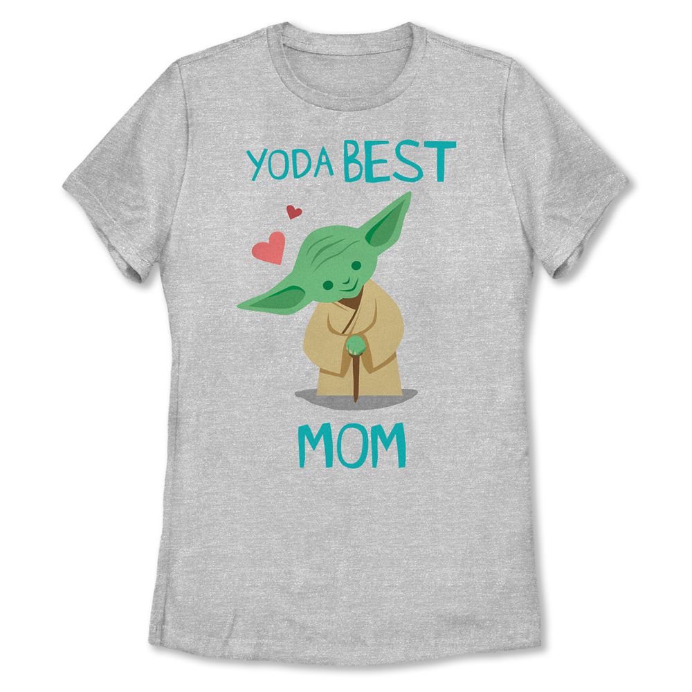 Yoda Best Mom T-shirt for Adults  Star Wars Official shopDisney