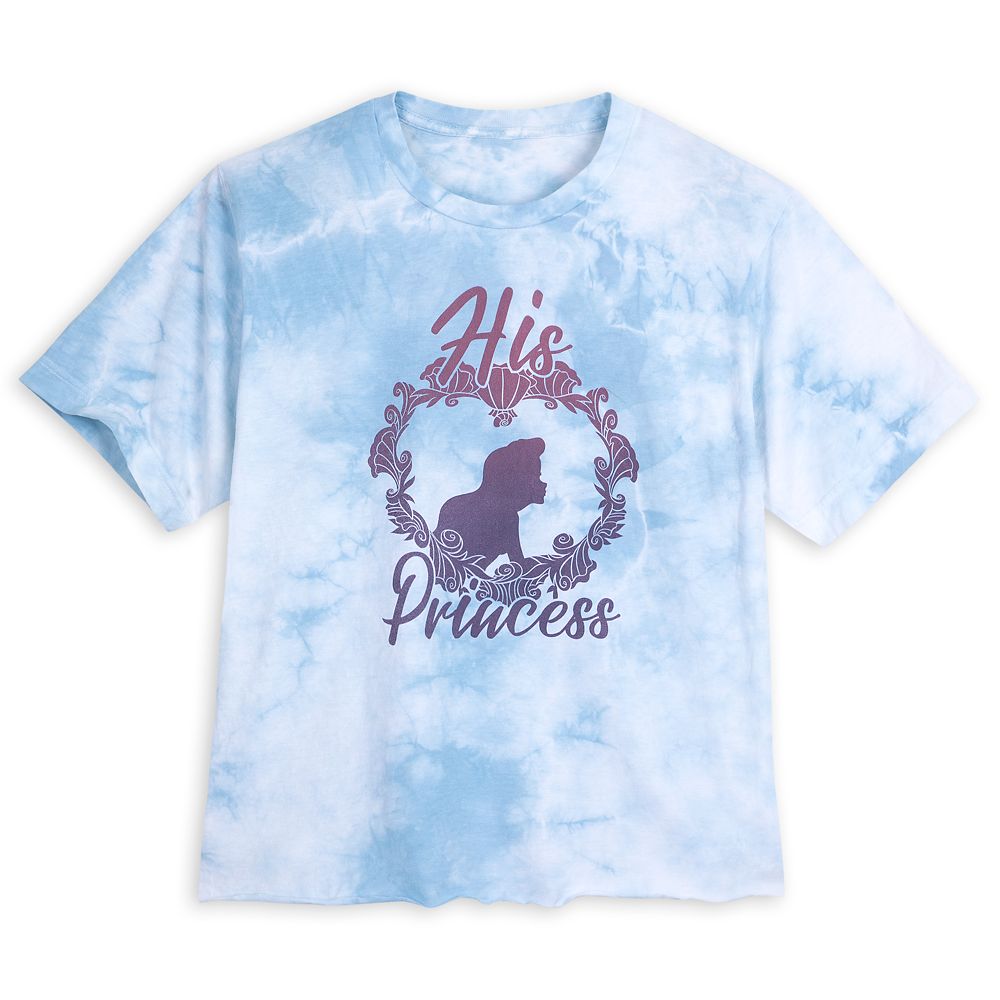 Ariel ”His Princess” Tie-Dye Companion T-Shirt for Women – The Little Mermaid now available for purchase