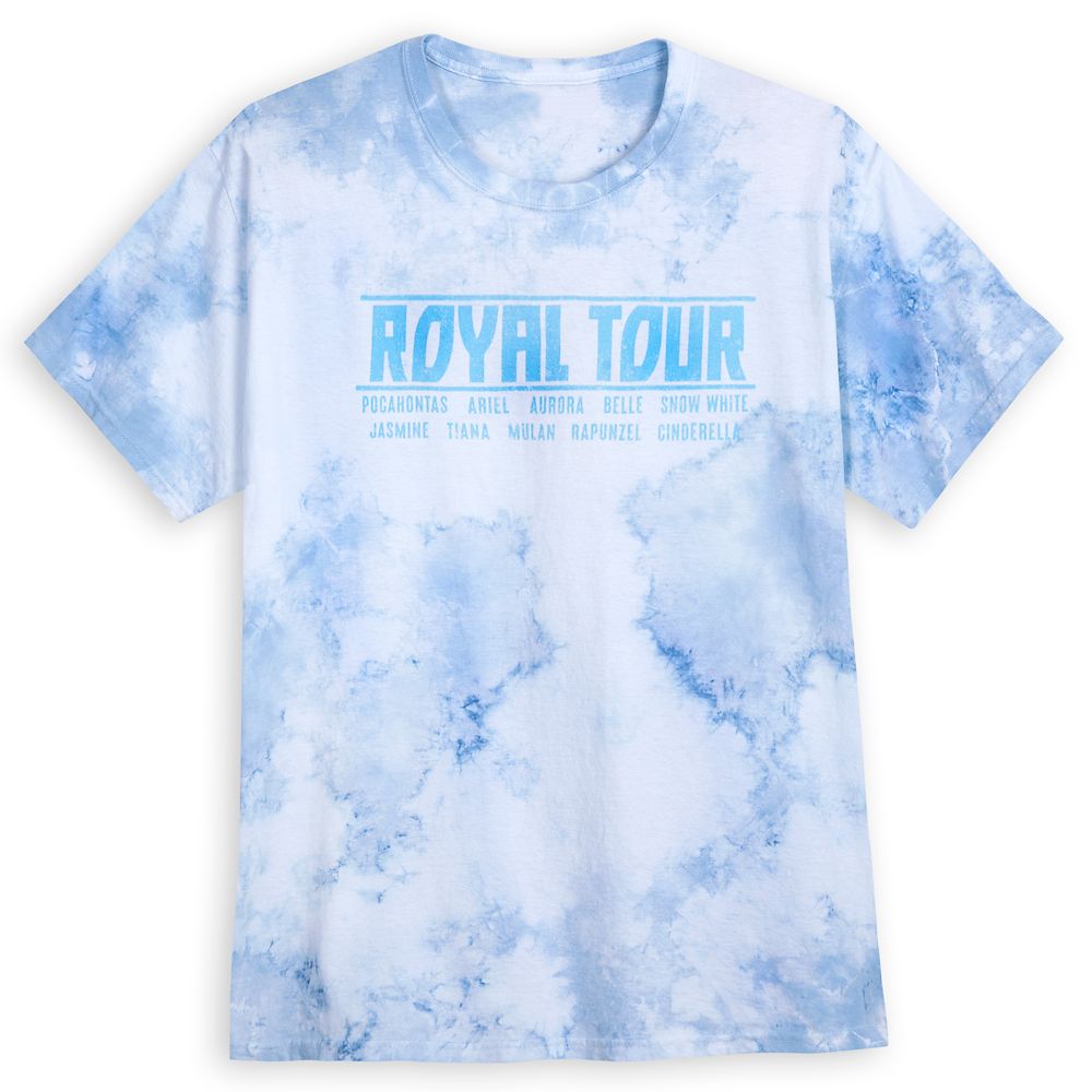 Disney Princess ”Royal Tour” Tie-Dye T-Shirt for Adults is now available