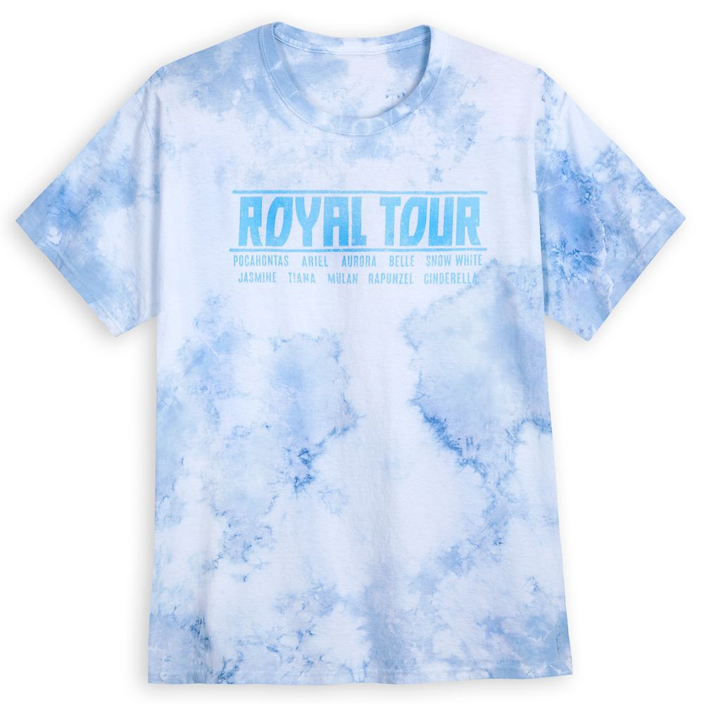 Disney Princess Royal Tour Tie-Dye T-Shirt for Adults