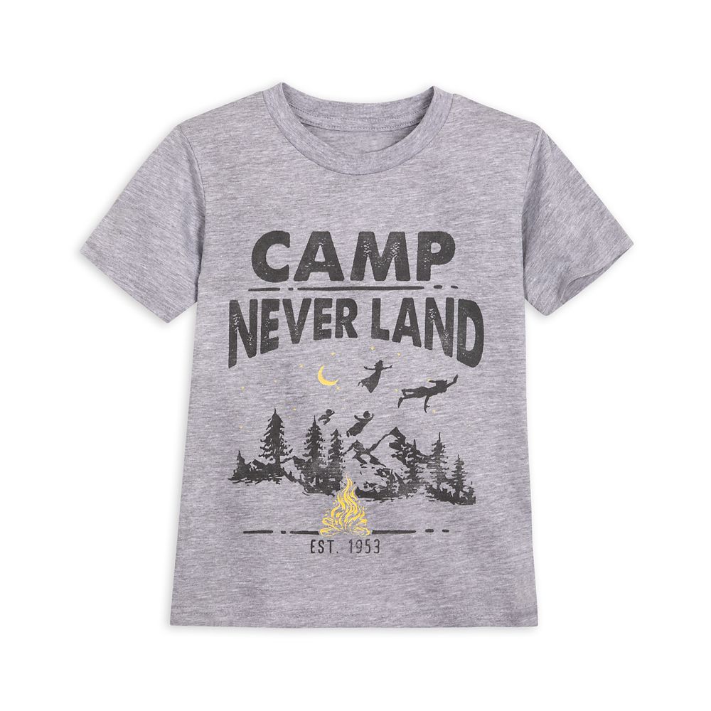 Peter Pan ”Camp Never Land” T-Shirt for Kids is now available