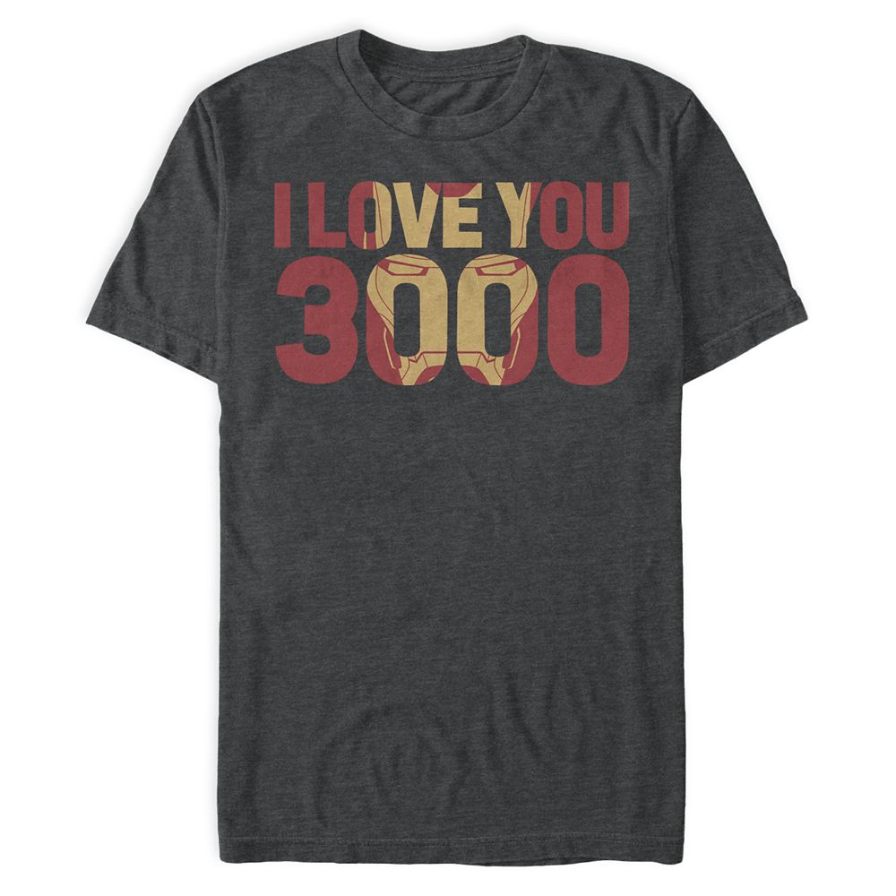 Iron Man I Love You 3000 T-shirt for Adults Official shopDisney