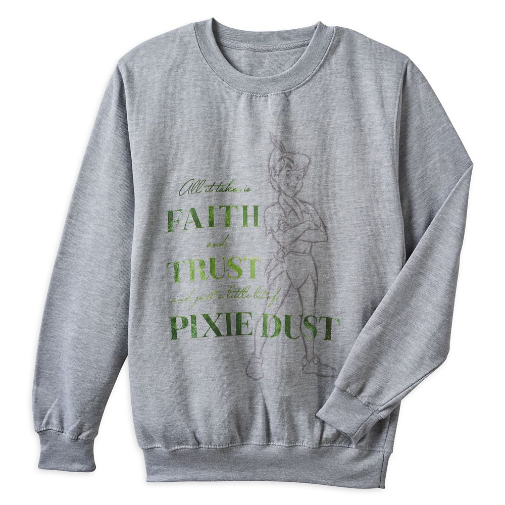 Peter Pan Pullover Sweatshirt for Adults now available for purchase