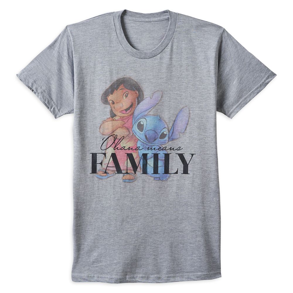 Lilo & Stitch Ohana T-Shirt for Adults Official shopDisney