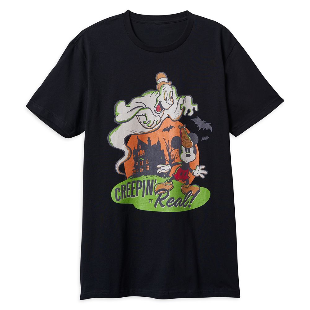 Mickey Mouse Halloween T-Shirt for Adults – Lonesome Ghosts