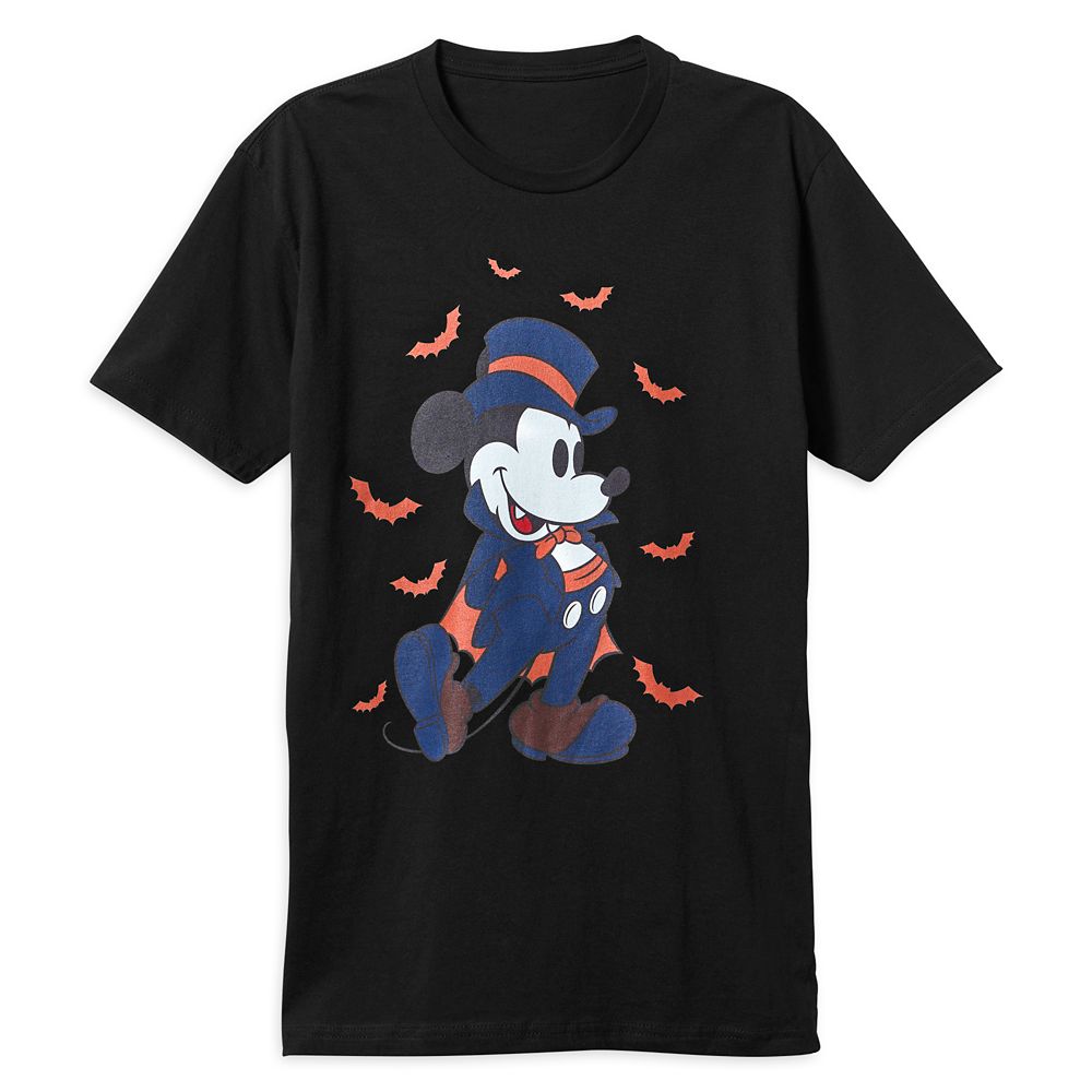 Mickey Mouse as Vampire Halloween T-Shirt for Adults here now