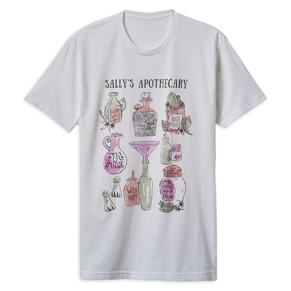 ”Sally’s Apothecary” T-Shirt for Adults – The Nightmare Before Christmas is now out for purchase