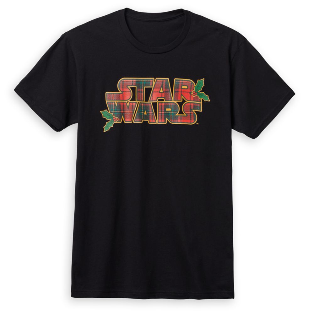 Star Wars Holiday Logo T-Shirt for Adults Official shopDisney