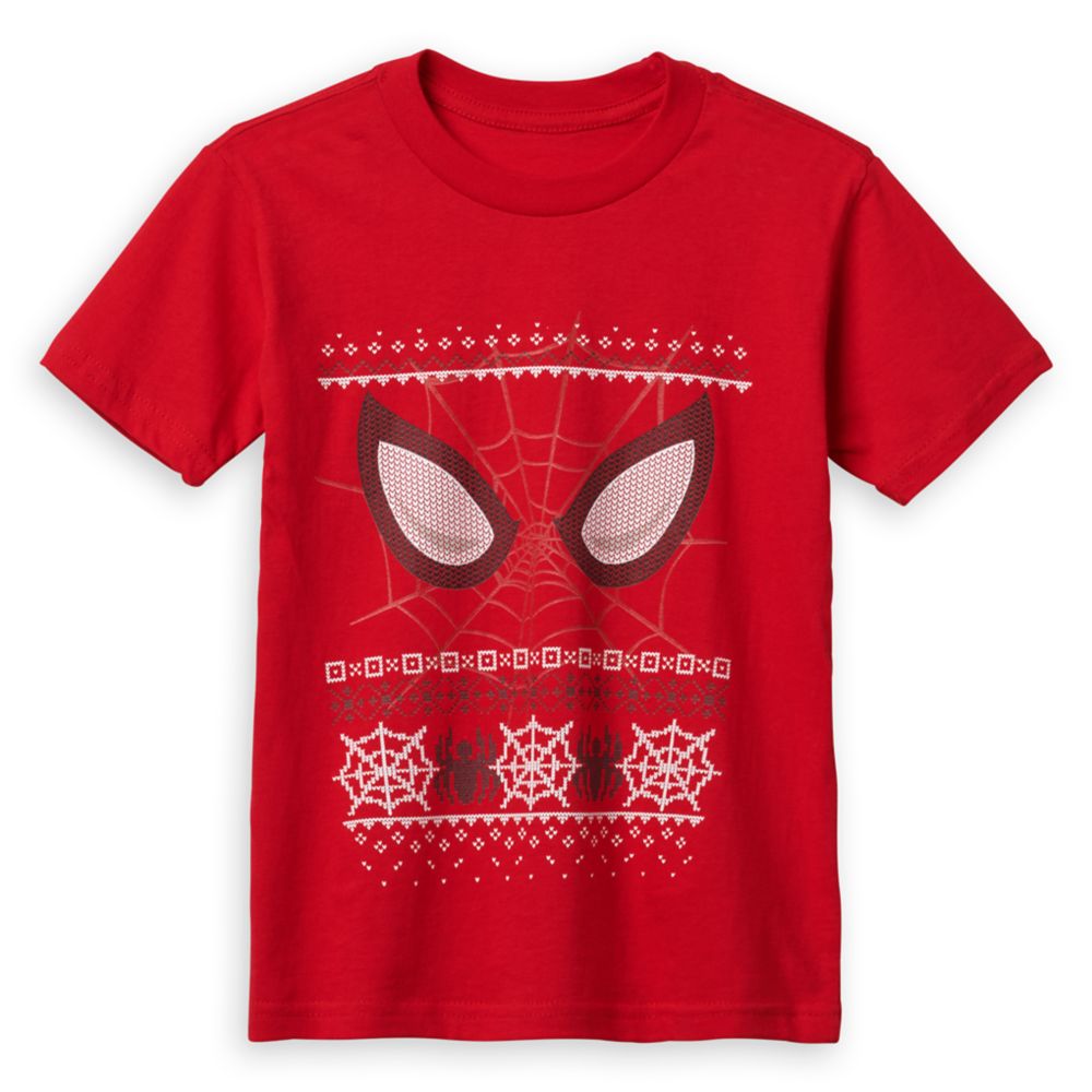 Spider-Man Holiday T-Shirt for Kids available online for purchase