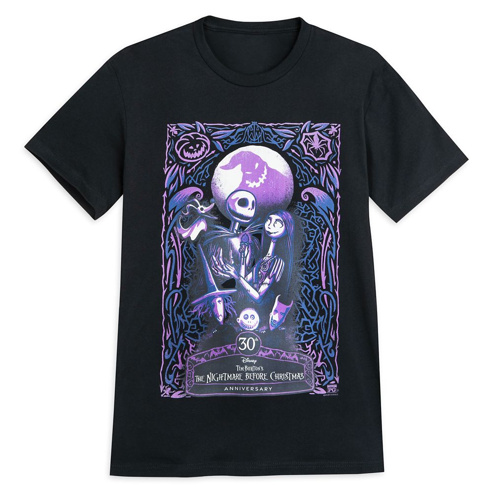 The Nightmare Before Christmas T-Shirt for Adults  30th Anniversary Official shopDisney