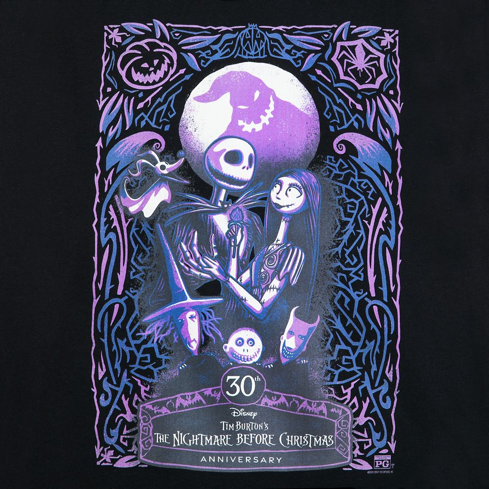 The Nightmare Before Christmas T-Shirt for Adults – 30th Anniversary