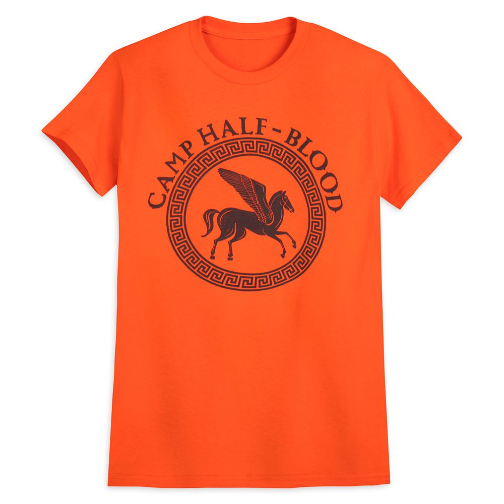 Camp Half-Blood T-Shirt for Adults – Percy Jackson and the Olympians – Orange is now out for purchase