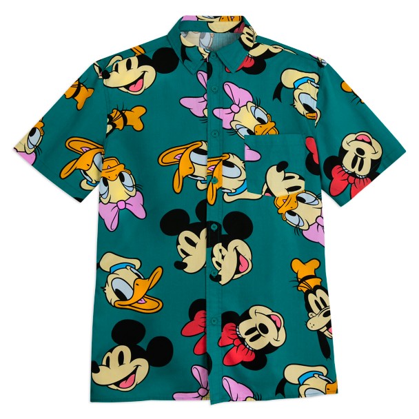 Mickey Mouse and Friends Woven Shirt for Adults