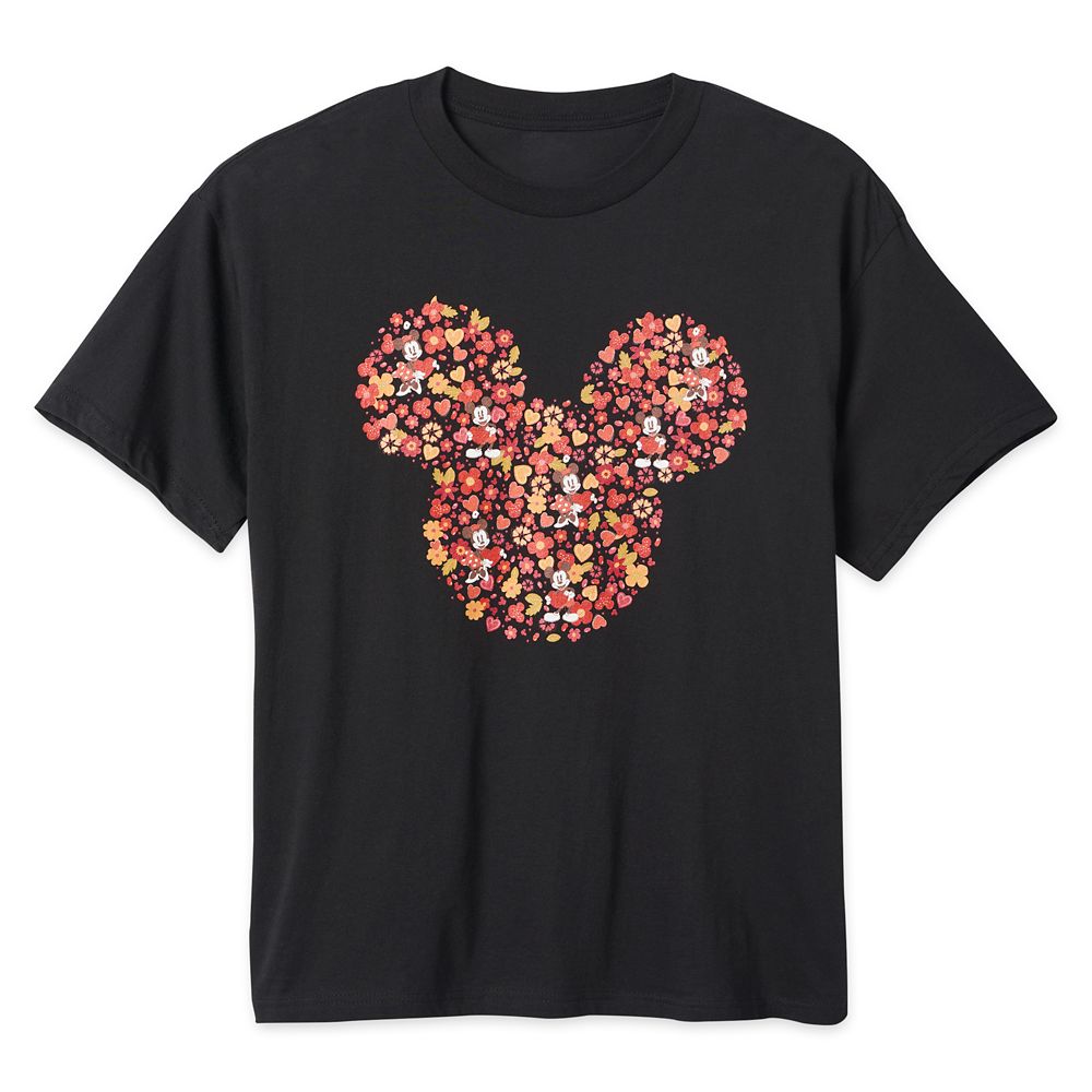 Mickey and Minnie Mouse Valentine's Day T-Shirt for Adults