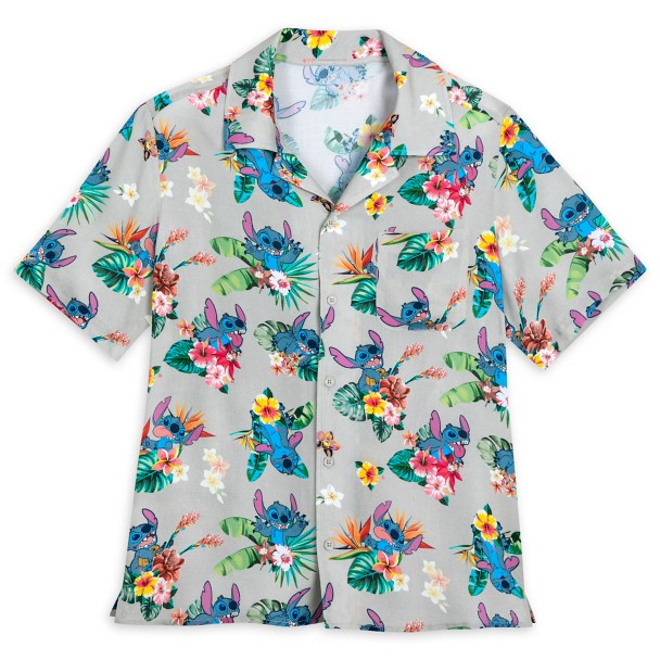 Stitch Woven Shirt for Adults – Lilo & Stitch – Tan
