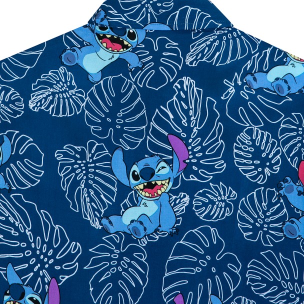 stitch t-shirt and briefs set - navy blue - Undiz