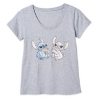 Stitch and Angel Valentine's Day T-Shirt for Women – Lilo & Stitch