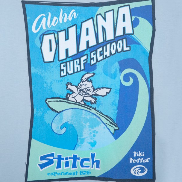 Stitch ''Ohana Surf School'' T-Shirt for Adults – Lilo & Stitch