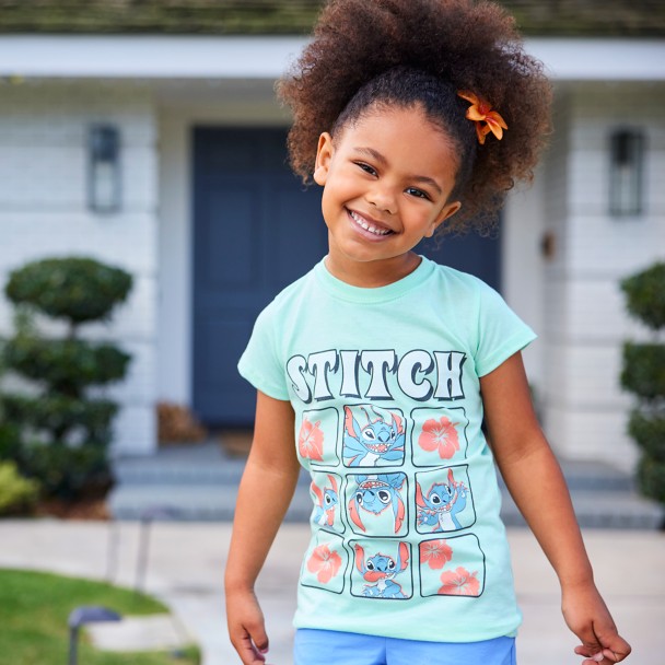 Stitch Grid T-Shirt for Kids – Lilo & Stitch
