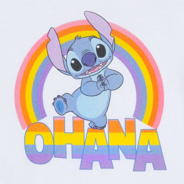 Stitch Rainbow T-Shirt for Kids