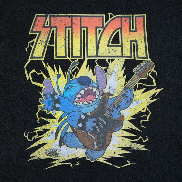 Stitch Rock 'n' Roll T-Shirt for Adults