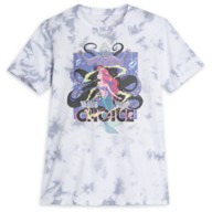 Ariel and Ursula Anime Tie-Dye T-Shirt for Adults – The Little Mermaid