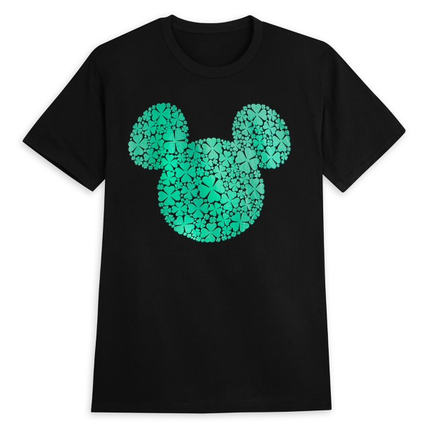 Mickey Mouse Icon Shamrock T-Shirt for Adults – St. Patrick's Day