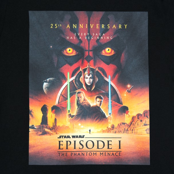 Star Wars: Episode 1 – The Phantom Menace 25th Anniversary T-Shirt for Adults