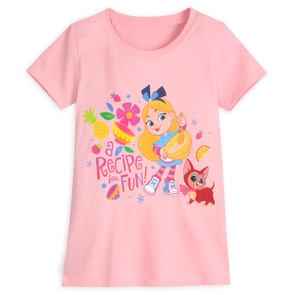 Alice and Dinah T-Shirt for Girls – Alice's Wonderland Bakery