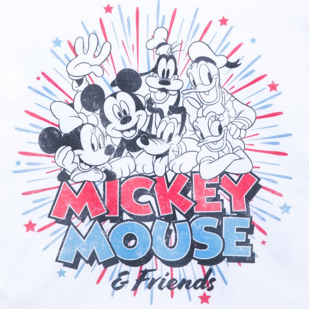 Mickey Mouse and Friends Fireworks T-Shirt for Kids