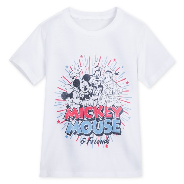 Mickey Mouse and Friends Fireworks T-Shirt for Kids